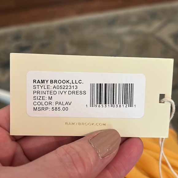 NWT Ramy Brook Printed Ivy Dress. Size Medium. Gorgeous design, feminine & sexy! - Picture 11 of 12